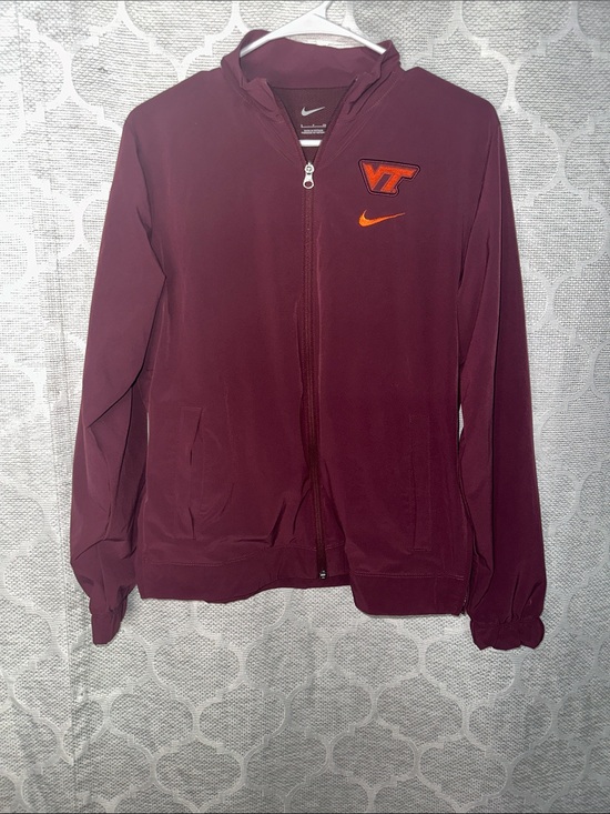 Nike Jackets & Blazers - Nike Team "Fit Dry" NCAA Virginia Tech Hokies Full-Zip Athletic Track Jacket